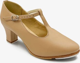 S&oacute; Dan&ccedil;a Womens T-Strap Tap Performance Shoe In Caramel
