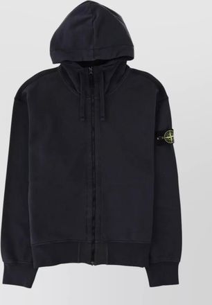 Stone Island cotton hooded jacket
