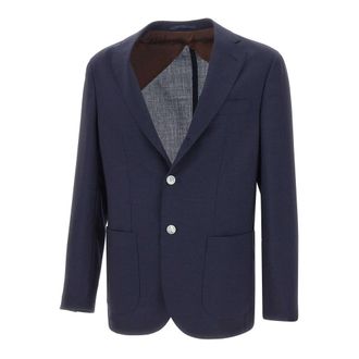Barba Blazers, male, Blue, Size: XL Jimmy Blazer