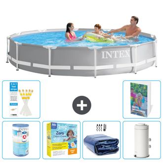 Intex Piscina Prism Frame Redonda - 366x76 Cm - 7-piezas S65