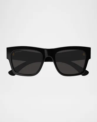 Gucci Men & apos;s GG1793SM Rectangle Acetate Sunglasses
