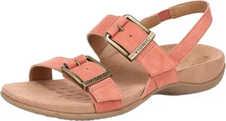 Vionic Womens Reese Sandal In Apricot