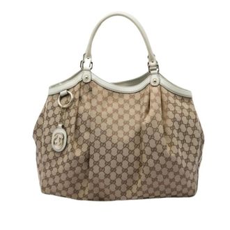Gucci Borsa Tote Sukey Pre-owned - - Pre-owned - Donna - Beige - ONE SIZE