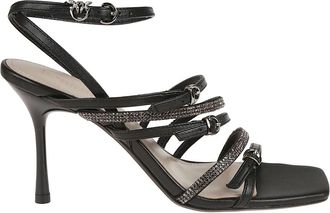 Pinko Pinko, Schoenen, Dames, Zwart, 37 EU, 01 Sandalen voor vrouwen
