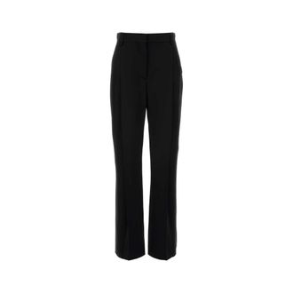 Stella McCartney Stella McCartney, Straight Trousers, female, Black, Size: XS Satin Pant