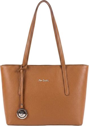 Pierre Cardin Schoudertas - Dames - Shoppers - Bruin - ONE Size - Leer - Tassen