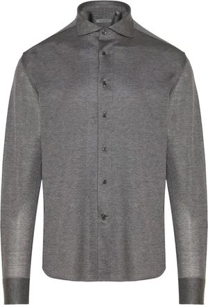 Corneliani Camicia con bottoni - Grigio