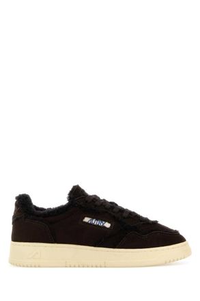 Autry Dark Brown Lace Up Sneakers
