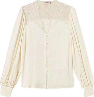 Twinset Blouses - Dames - Blouses - Wit - M - Overhemden