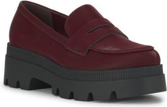 Jessica Simpson Ullinia Platform Loafer in Dark Cherry at Nordstrom, Size 9.5