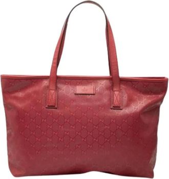Gucci Pre-owned Tote Bags, female, Red, Size: ONE SIZE Pre-owned Tote Bag