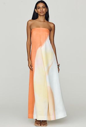 Significant Other Elvi Strapless Midi Dress