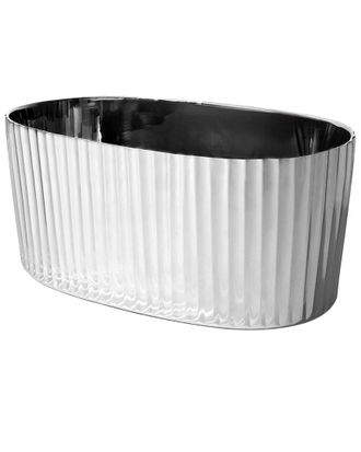 Godinger Waves Stainless Steel Party Tub