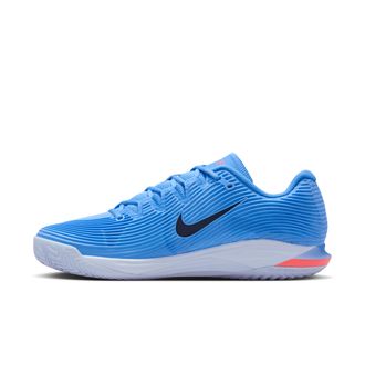 Nike Mens Vapor 12 Clay Court Tennis Shoes in Blue | HQ6026-403