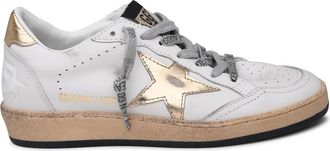 Golden Goose Superstar Sneakers in White Lear