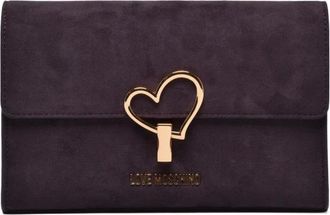 Love Moschino Bolso de mano Tracolla Effetto Suede - Bags - Mujer - P&uacute;rpura - ONE SIZE