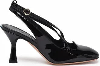 A.Bocca A. bocca Leather Patent Pumps - Black