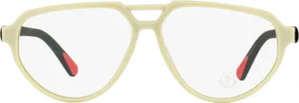 Moncler ML5162 Pilot Eyeglasses - Beige