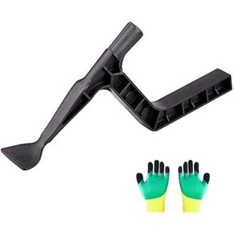 OEM Kit De Limpieza De Canalones Con Pala, Pala Para Tejados Y Jard&iacute;n Y Un Par De Guantes De Jardiner&iacute;a Ultrasuaves - Crezuo