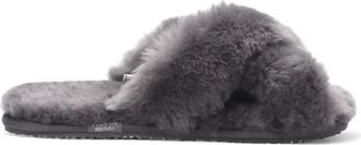 TruClothing Genuine Sheepskin Crossover Comfort Slippers