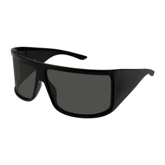 Gucci Accessoires, Heren, Zwart, ONE Size, Mask Frame Zonnebril