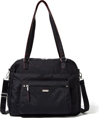Baggallini Overnight Expandable Laptop Tote with RFID Phone Wristlet