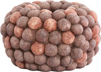 Light & Living Light&living - Vaso Sea Urchin En Color Coral Y Burdeos