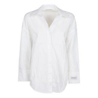 Hinnominate Shirts, female, White, Size: S Long Sleeve Shirt