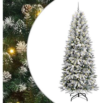 vidaXL Rbol De Navidad Artificial Blanco 240 Cm Pvc Vidaxl