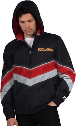 Starter Mens Starter Black Tampa Bay Buccaneers Thursday Night Gridiron Vintage Logo Full-Zip Hoodie at Nordstrom, Size Xx-Large