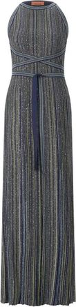 Missoni Mouwloze Maxijurk - Dames - Maxi kleedjes - Groen - S - Pailletten - Kleedjes