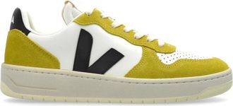 Veja V-10 Prime leren sneakers - Dames - Sneakers - Geel - 39 EU - Leer - Schoenen