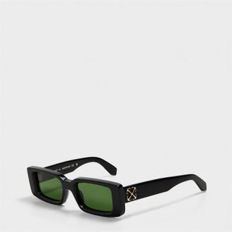 Off-white Accessoires Off White Arthur Zonnebril in Zwart/Groen