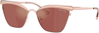 Michael Kors Scottsdale Zonnebril - Dames - Zonnebrillen - Roze - 56 MM - Accessoires