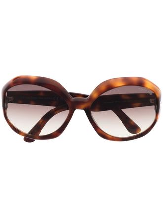 Tom Ford Eyewear Georgia-02 gradient sunglasses - women - Acetate - 62 - Brown