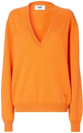 Fendi Pullover mit V-Ausschnitt