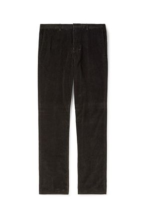 Loro Piana Jarno Hamptons Straight-Leg Cotton-Corduroy Trousers