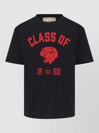 Valentino crew neck graphic print short sleeve t-shirt