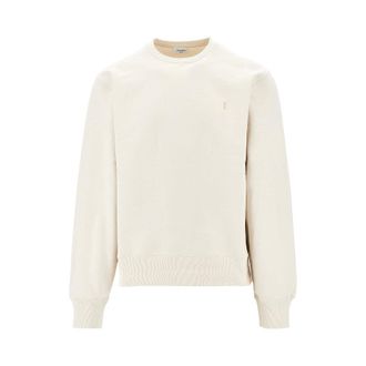 Saint Laurent Cassandre embroidery crewneck sweatshirt Man XL