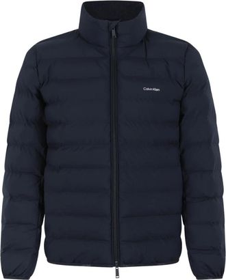 Calvin Klein Gewatteerd Donsjack - Heren - Winterjassen - Blauw - M - Jassen