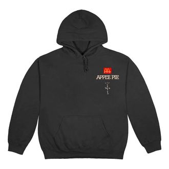 Travis Scott x McDonalds Apple Pie Hoodie Washed Black TC-499