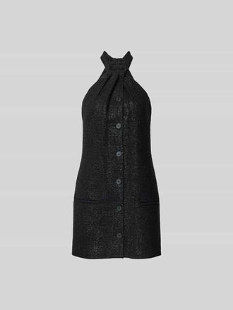 Iro Minikleid aus Baumwoll-Mix in Black, Gr&ouml;&szlig;e 36