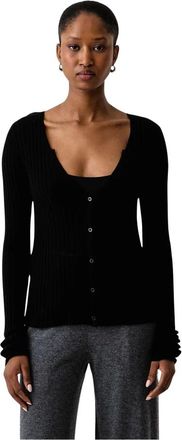 Pinko Pinko - Cardigan Sibilo - Dames - Truien - Zwart - Maat: M Zijde