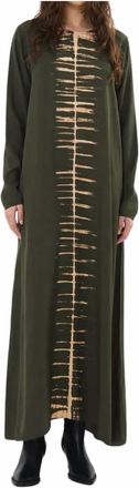 Rabens Saloner Lynett Maxi Dress In Green