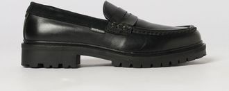 Barbour Mocassini penny Croxton in pelle con suola in gomma dentellata
