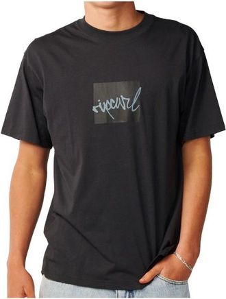 Rip Curl Rip Script Icon Tee T-Shirt f&uuml;r Herren | schwarz