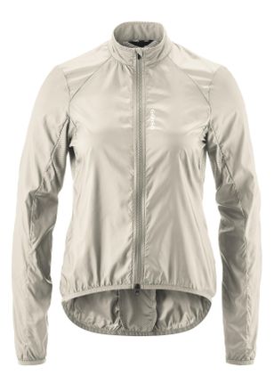 Gonso Fahrradjacke GONSO Road Jacket Wind W, Damen, Gr. 38, grau (hellgrau), 100% Polyester, Rundhals, Jacken Fahrradjacke, Damen Radjacke, atmungsaktive Re