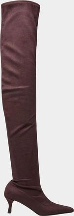 Proenza Schouler 60mm Trap Suede Over-the-Knee Boots