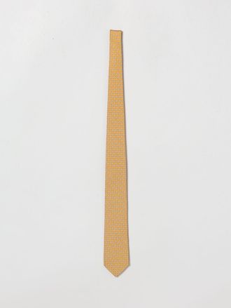 Ferragamo Cravatta Race Ferragamo in seta stampata