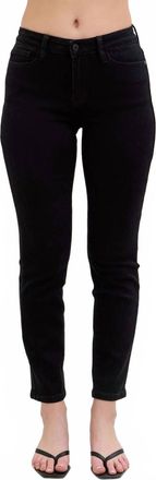 Judy Blue Mid-Rise Slim Fit Jeans In Black